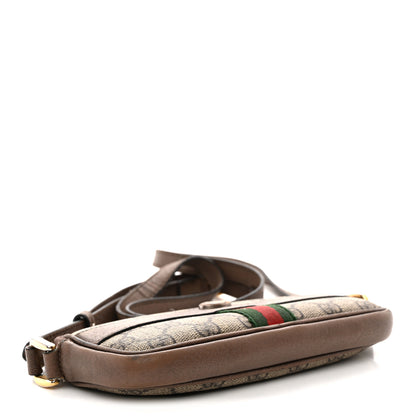 Gucci GG Supreme Monogram Web Mini Ophidia GG Bag Brown 4 of 16