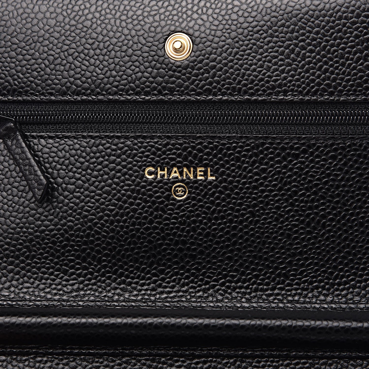 Chanel Caviar Quilted Wallet On Chain WOC Black 8 of 11