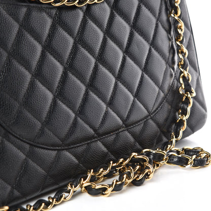 Chanel Caviar Quilted Maxi Double Flap Black 18 of 19