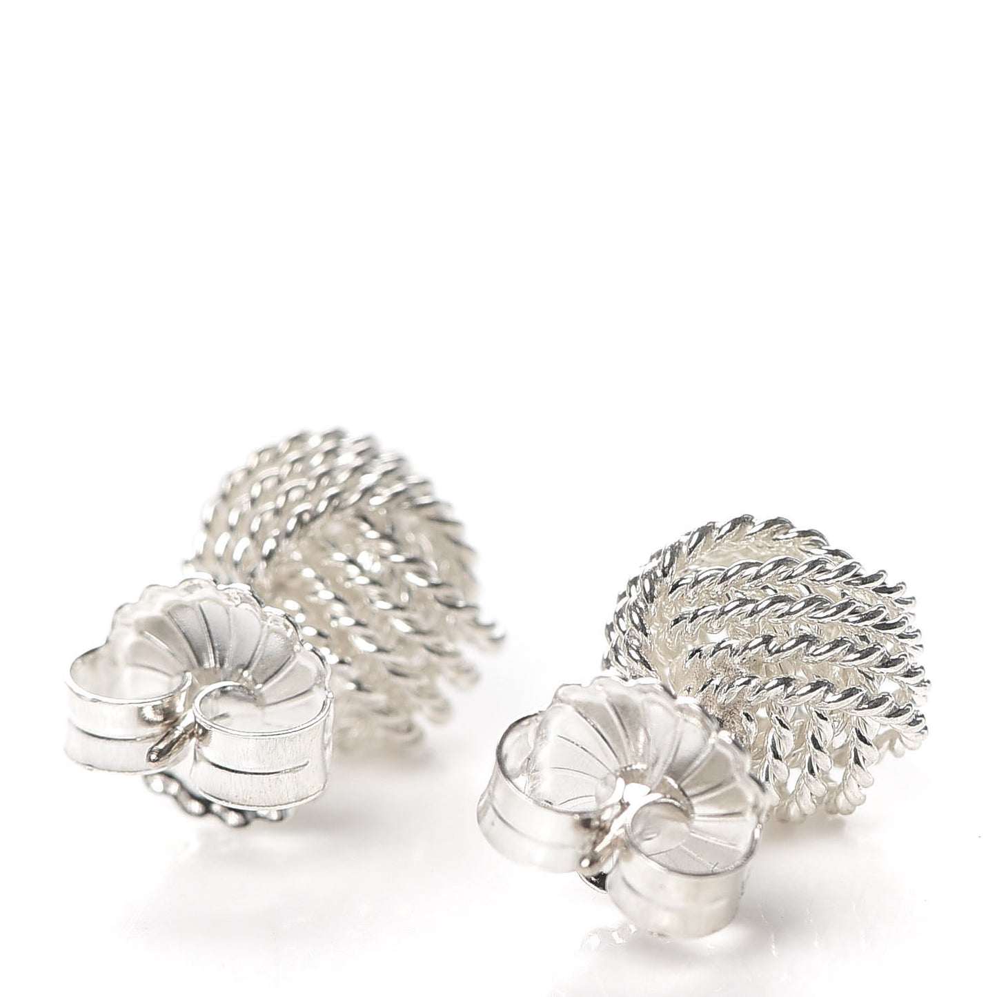 Sterling Silver Twist Knot Earrings
