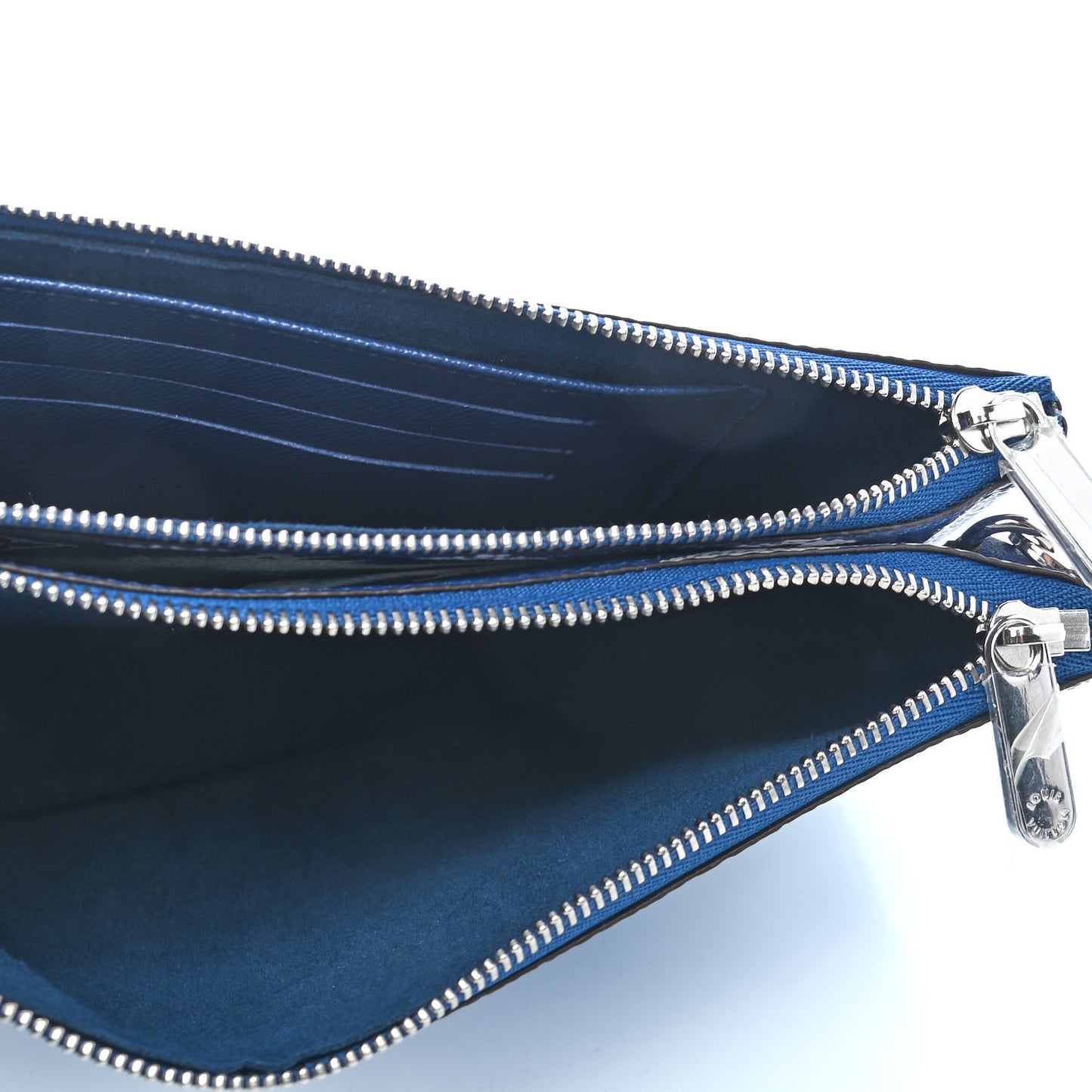 Monogram Giant Escale Double Zip Pochette Blue