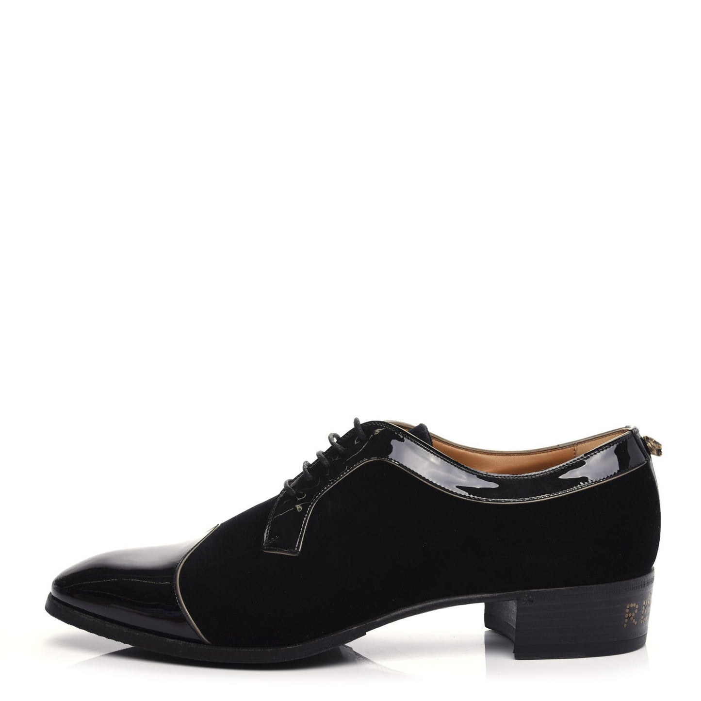 Velvet Patent Mens Reveille L'Amour Dress Shoes 11 Black