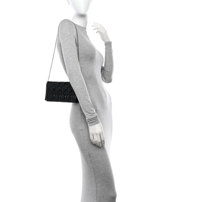 Christian Dior Patent Cannage Lady Dior Convertible Clutch Black 2 of 12