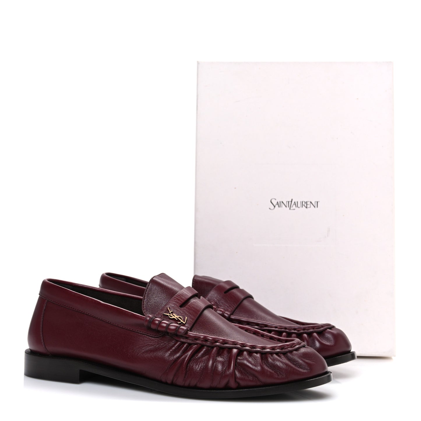 Radiance Calfskin Le Loafer 15 Moccasin 40 Dark Ruby