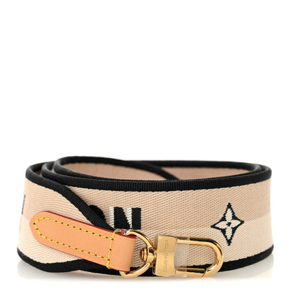 Louis Vuitton Jacquard Diane Shoulder Strap Black 1 of 3