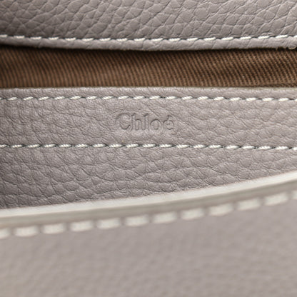 Chloe Calfskin Medium Marcie Round Crossbody Bag Cashmere Grey 6 of 11