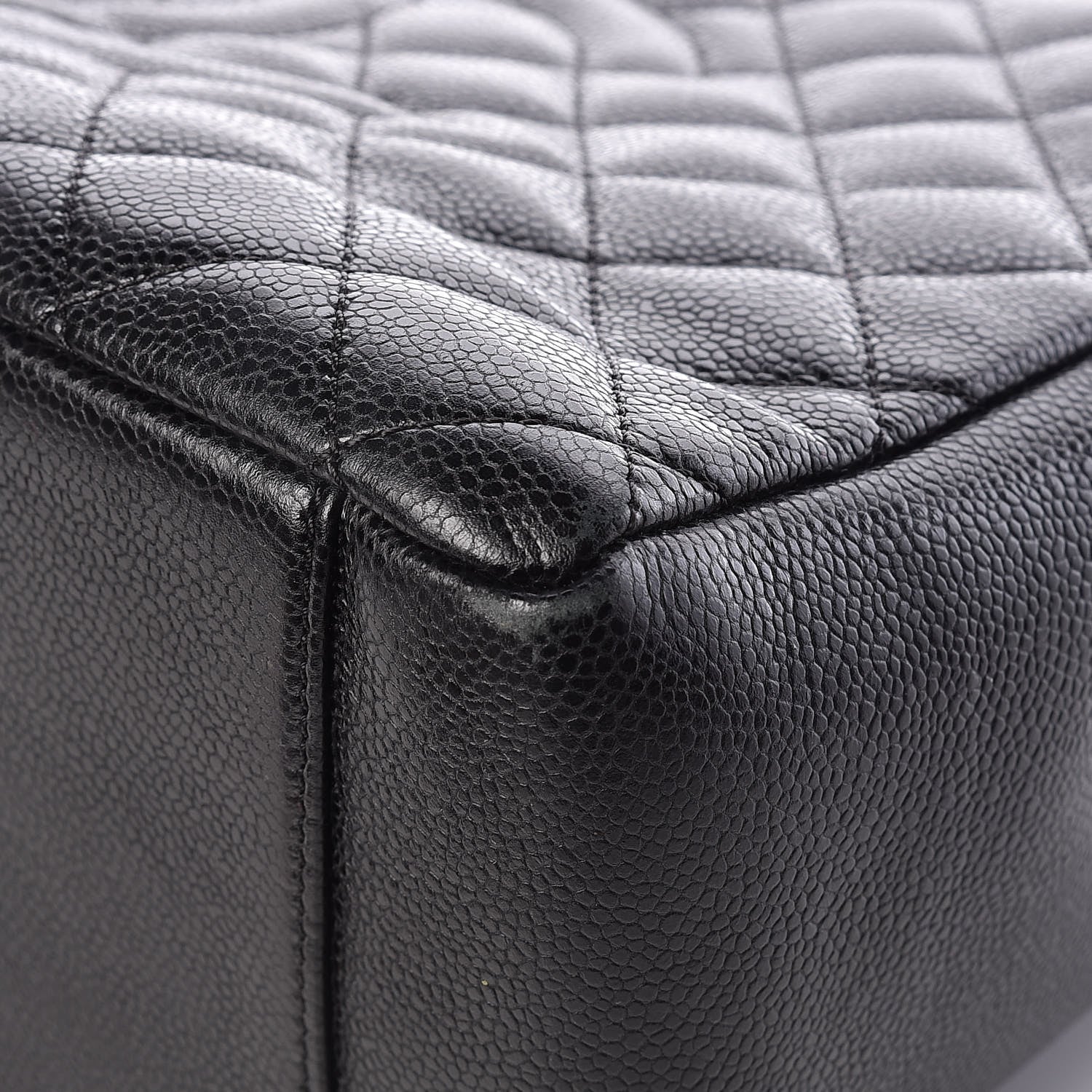 Chanel Caviar Quilted Grand Shopping Tote GST Black 10 of 13