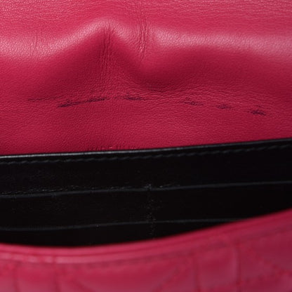 Christian Dior Lambskin Cannage Miss Dior Promenade Pouch Fuchsia 7 of 8