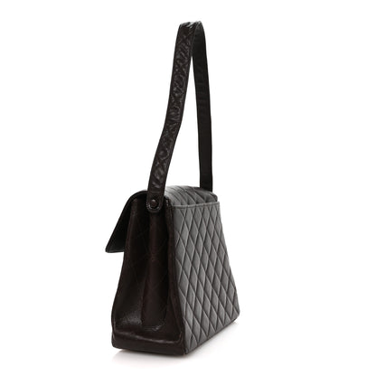 Chanel Caviar Quilted Medium Kelly Flap Brown 3 of 13