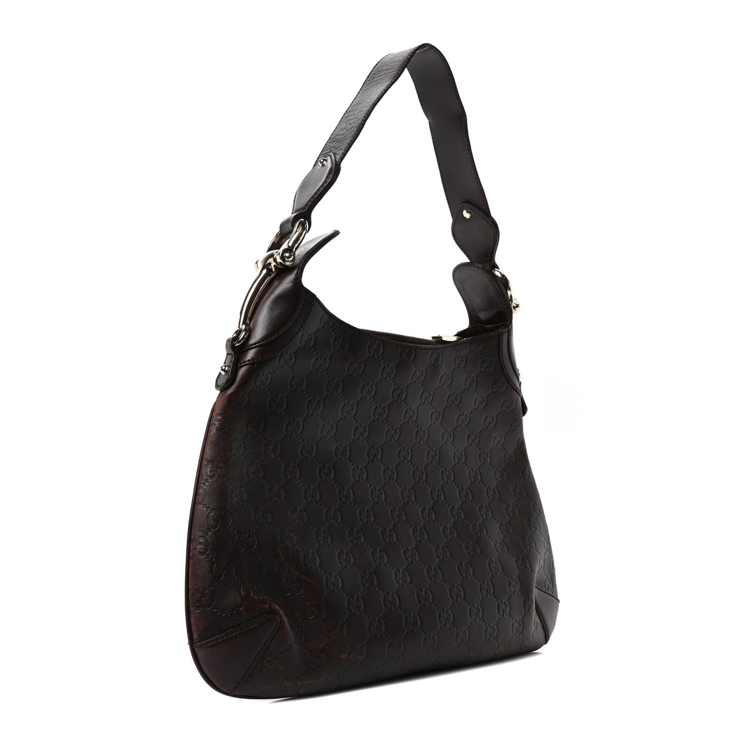 Guccissima Creole Hobo Chocolate