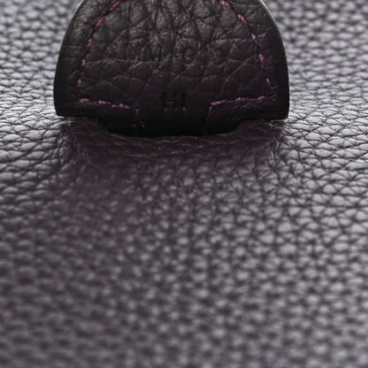 Hermes Taurillon Clemence Evelyne III PM Raisin 12 of 17