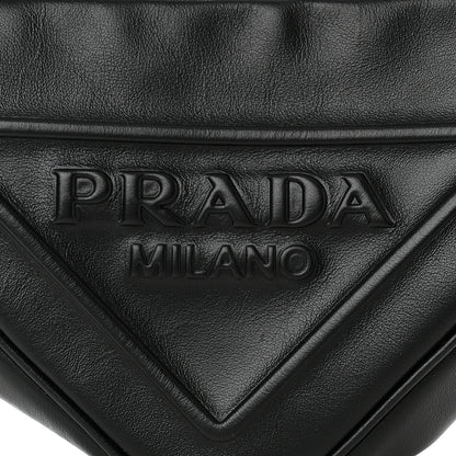 Prada Grace Lux Triangle Shoulder Bag Black 8 of 12