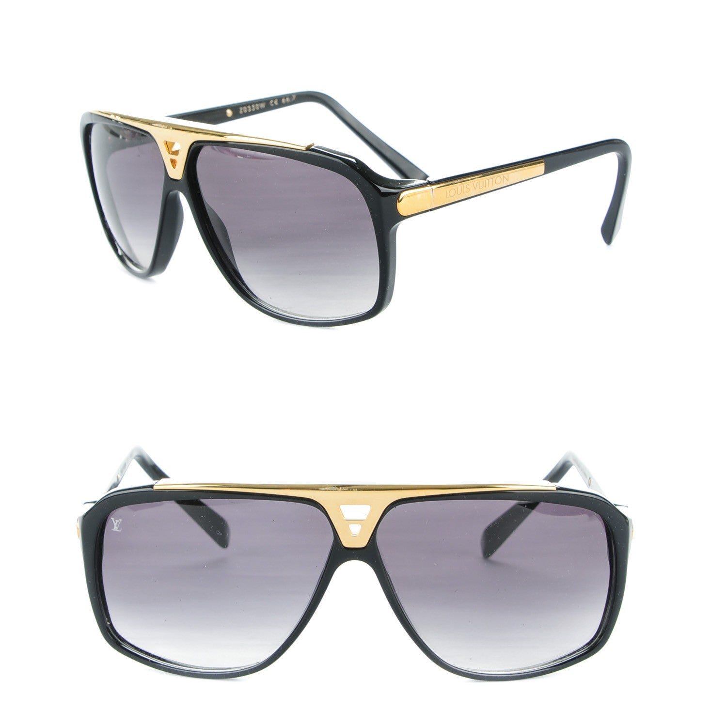 Louis Vuitton Evidence Sunglasses Z0350W Black 161822 – FASHIONPHILE