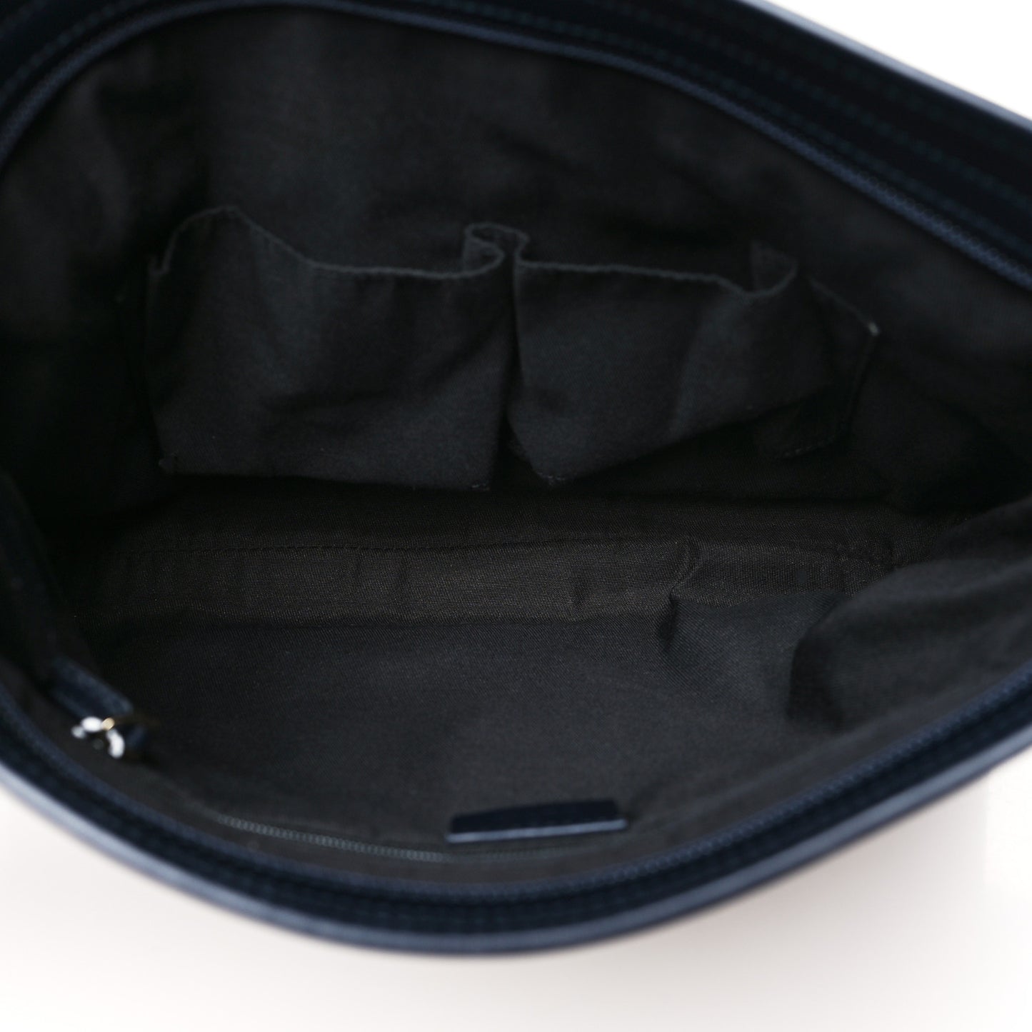 GG Supreme Monogram Web Flat Messenger Bag Navy