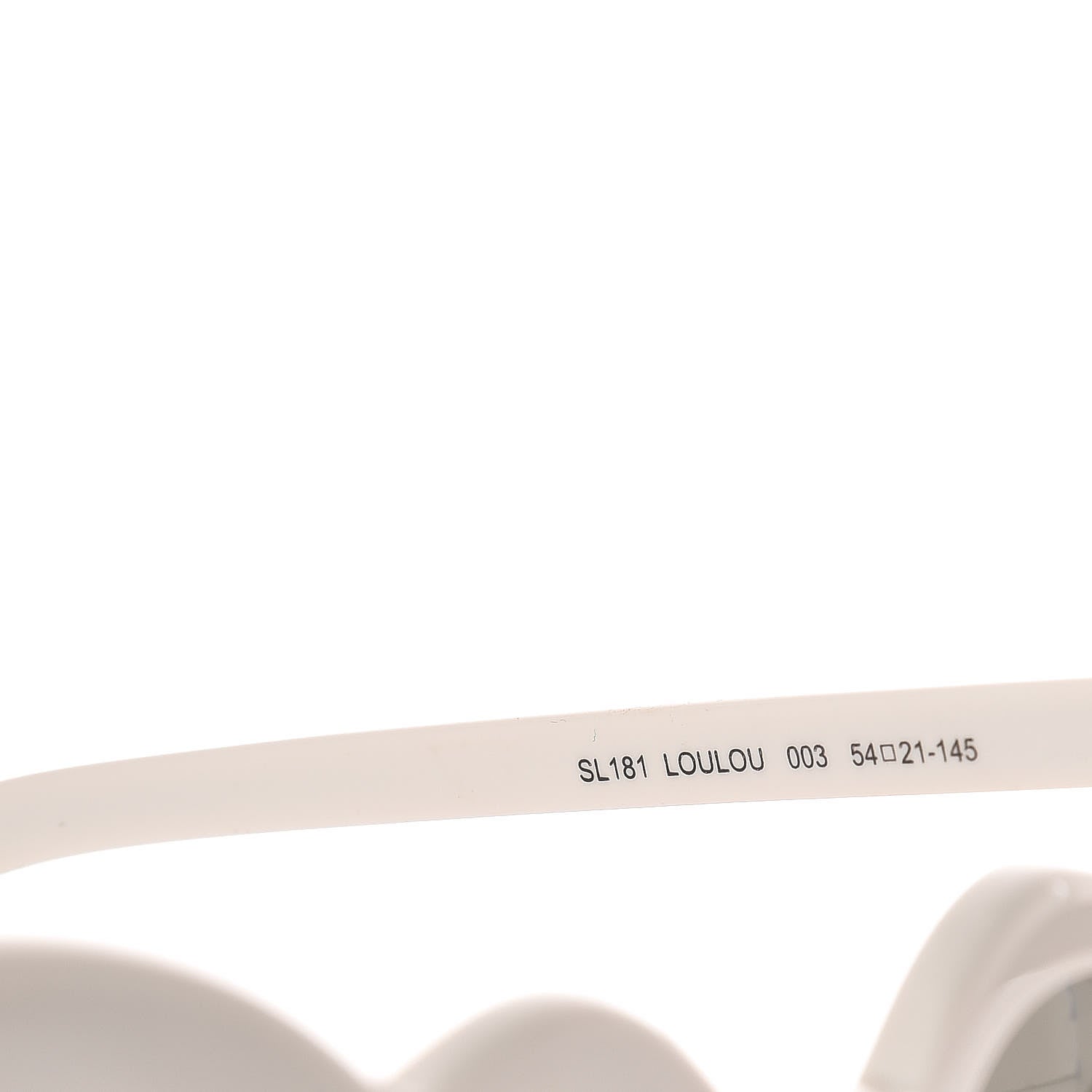 Saint Laurent Acetate Heart Frame Loulou SL181 Sunglasses White 7 of 9