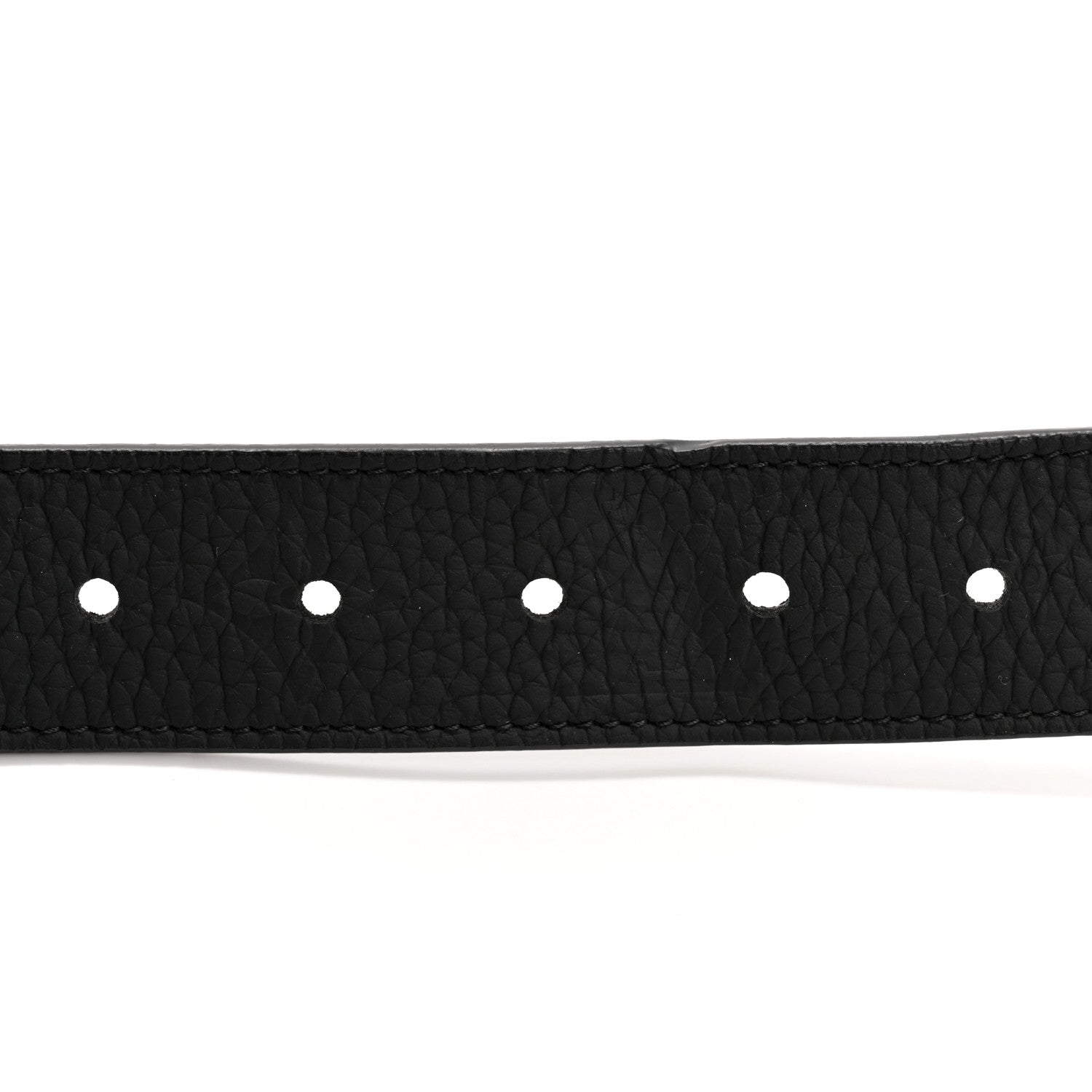 Louis Vuitton Taurillon Monogram Signature 35 MM Chain Belt 110 44 Black 3 of 9