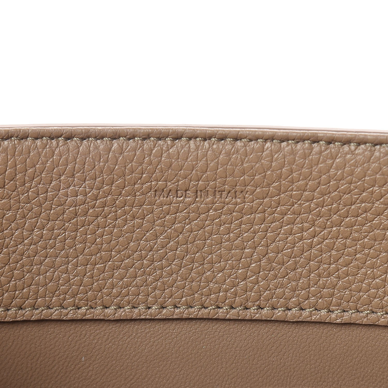 Celine Grained Calfskin Classique 16 Top Handle Bag Beige 8 of 16
