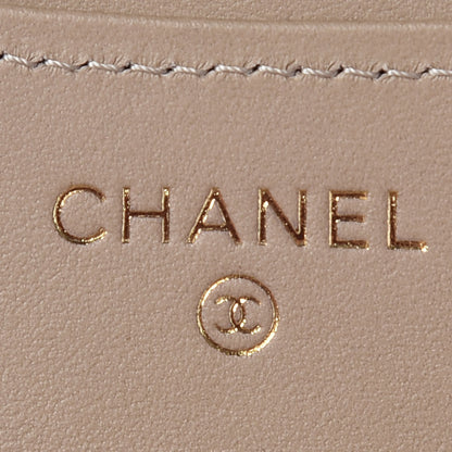 Chanel Metallic Calfskin Quilted Reissue Compact Wallet Gold 6 of 8