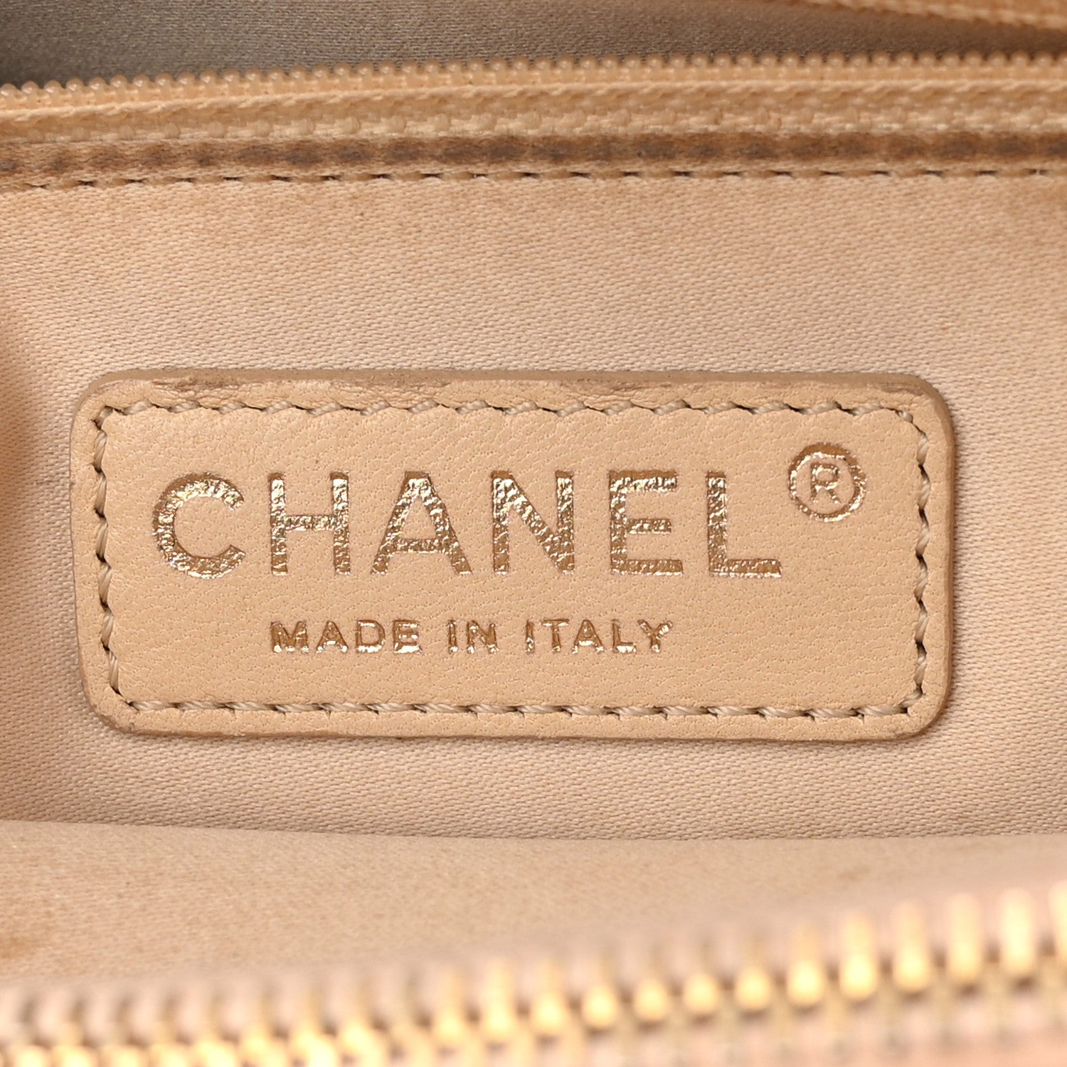 Chanel Caviar Quilted Grand Shopping Tote GST Beige Clair 6 of 19