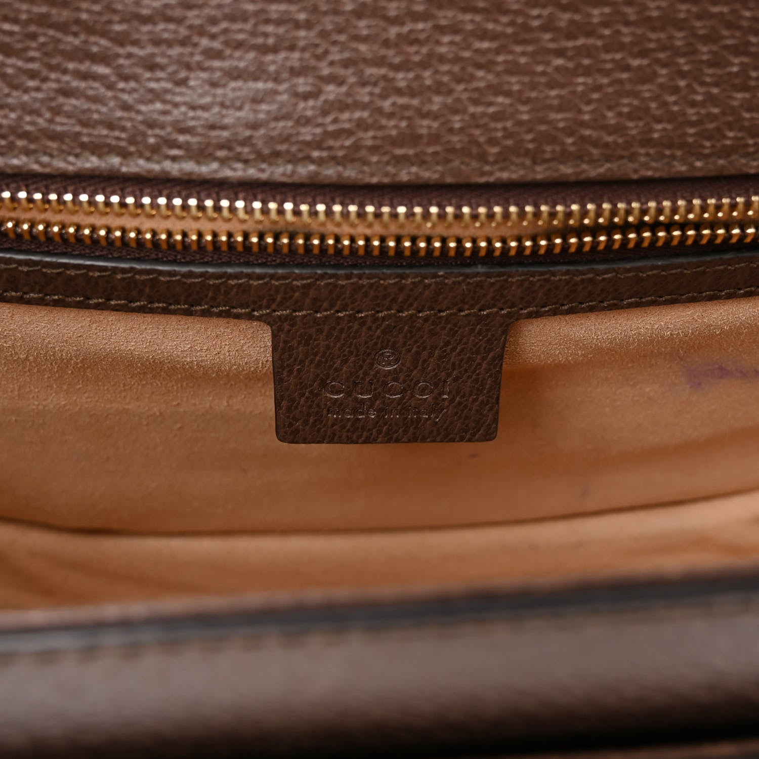 Gucci GG Supreme Monogram Web Small Ophidia Flap Messenger Bag Brown 5 of 14