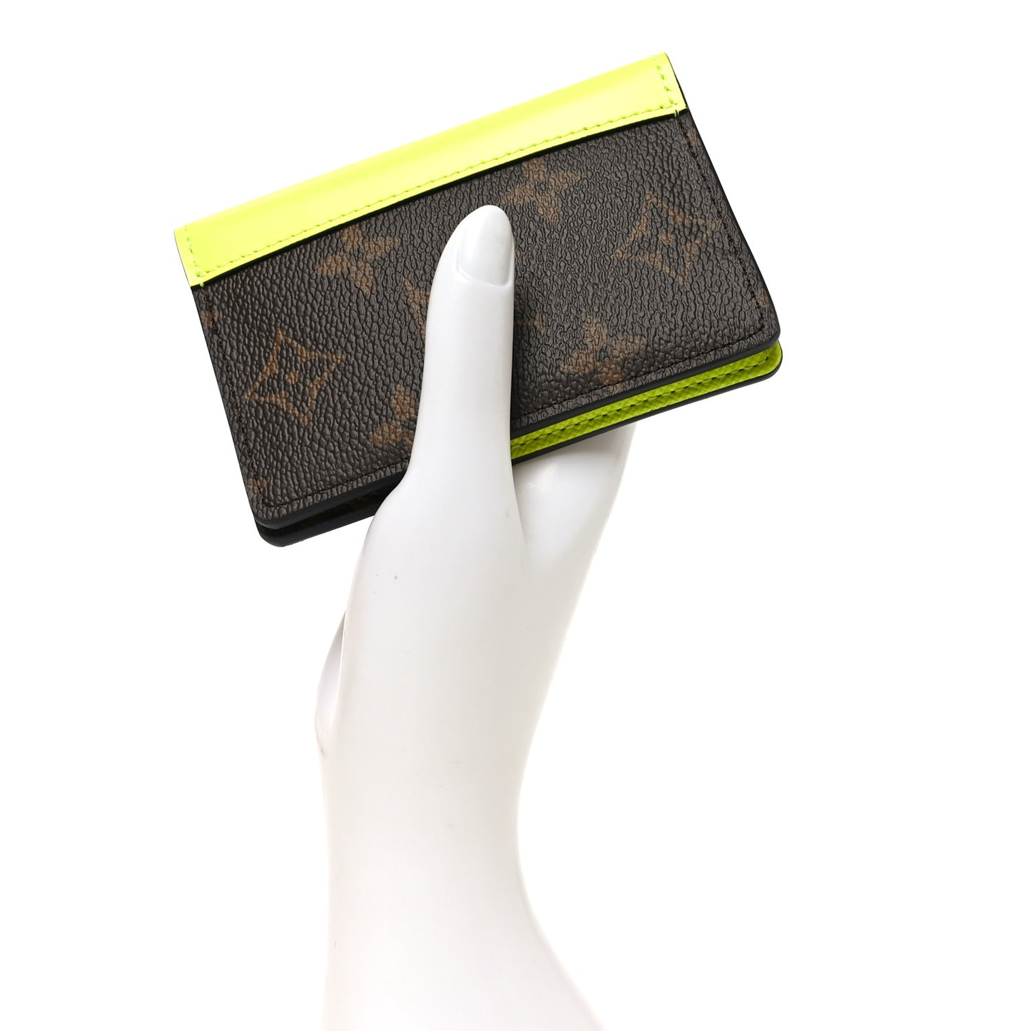 Monogram Macassar Pocket Organizer NM Florescent Yellow