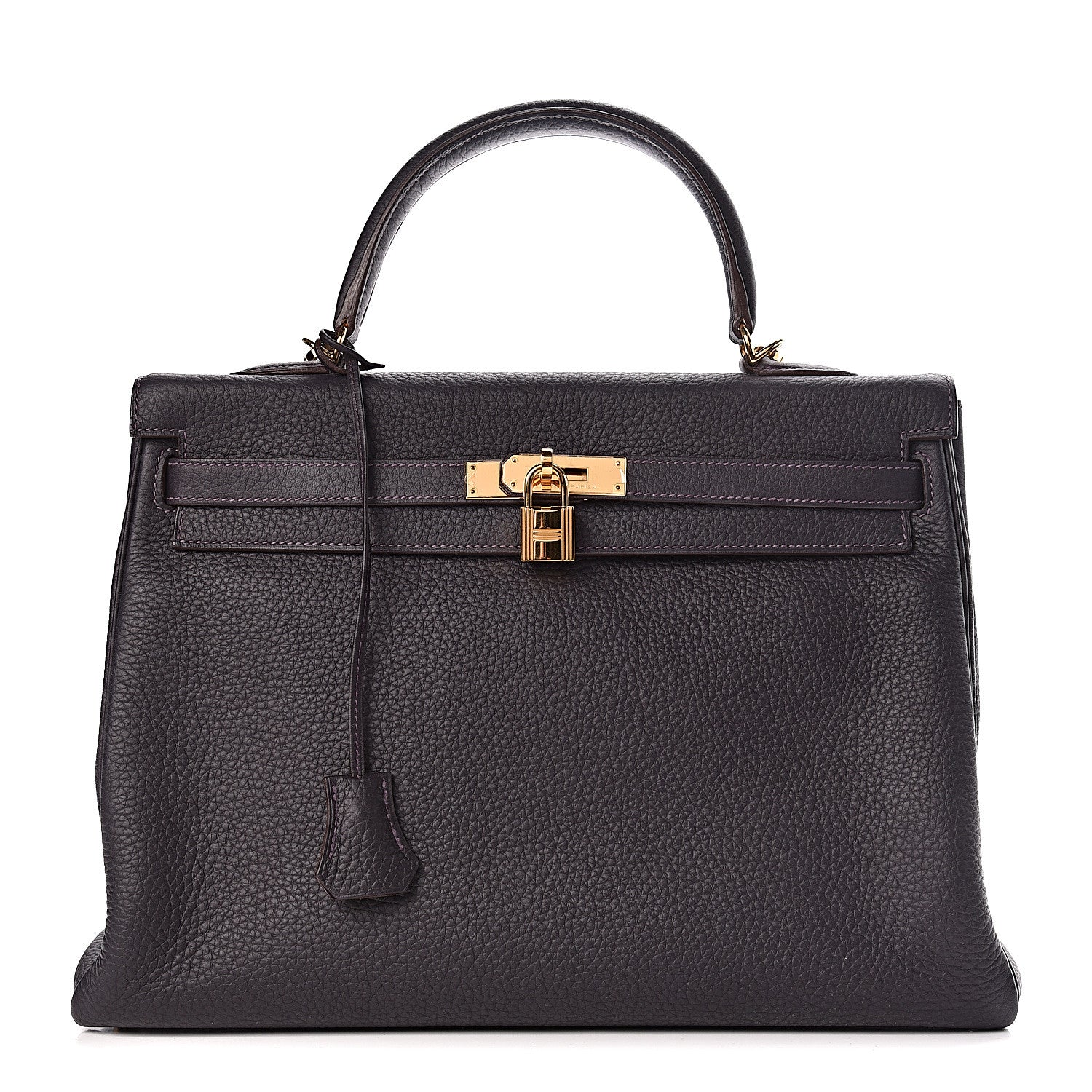 Hermes Taurillon Clemence Kelly Retourne 35 Raisin 1 of 46