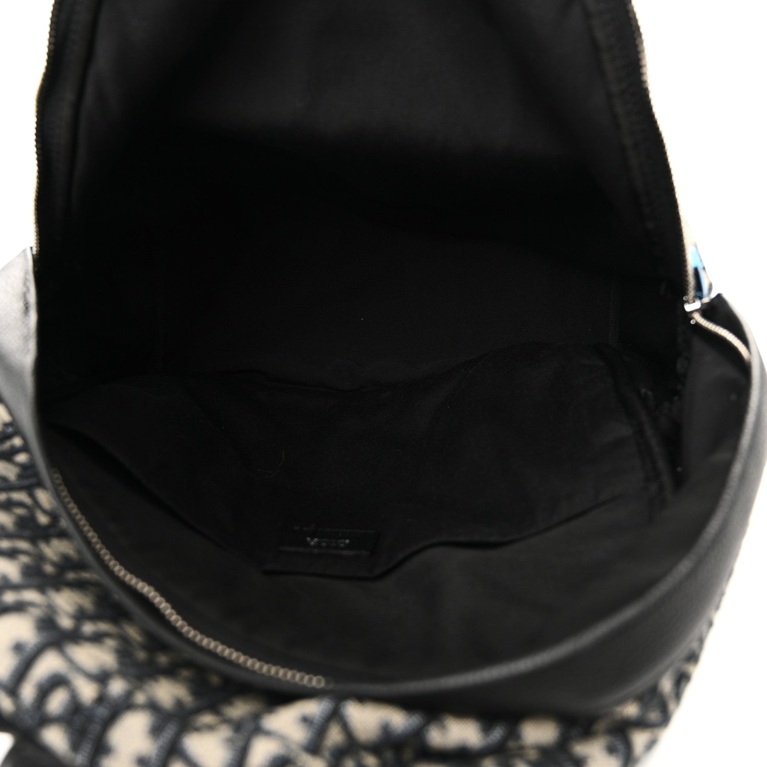 Christian Dior Oblique Calfskin Rider Backpack Beige Black 5 of 9
