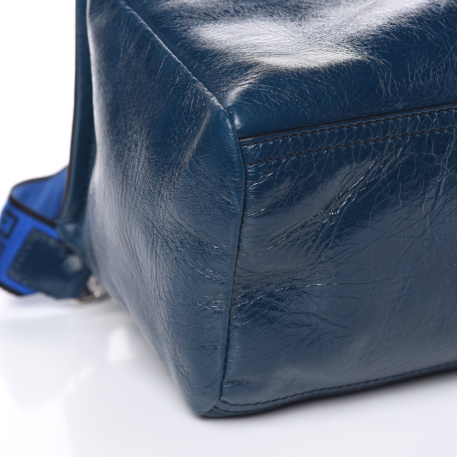 Givenchy Patent Lambskin 4G Small Pandora Blue 9 of 13