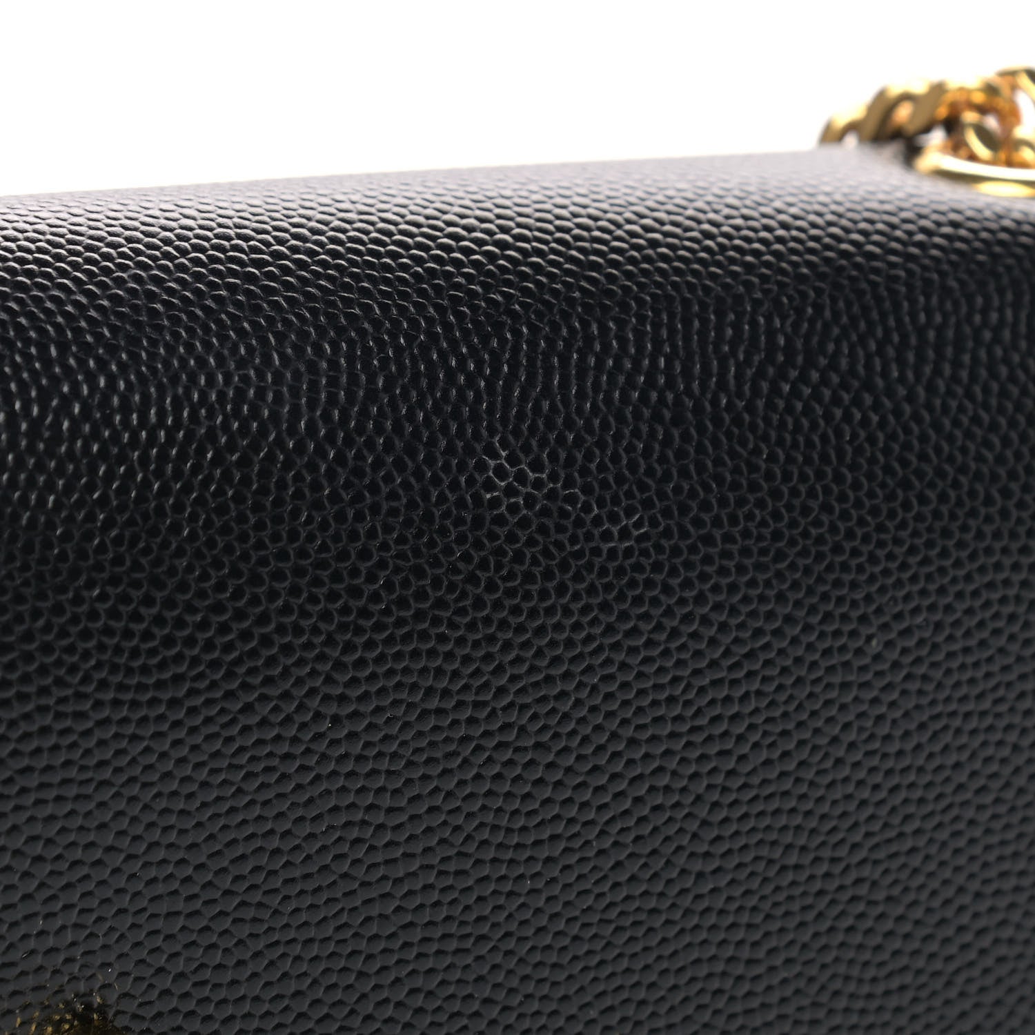 Saint Laurent Grain De Poudre Medium Classic Monogram Kate Satchel Black 8 of 10