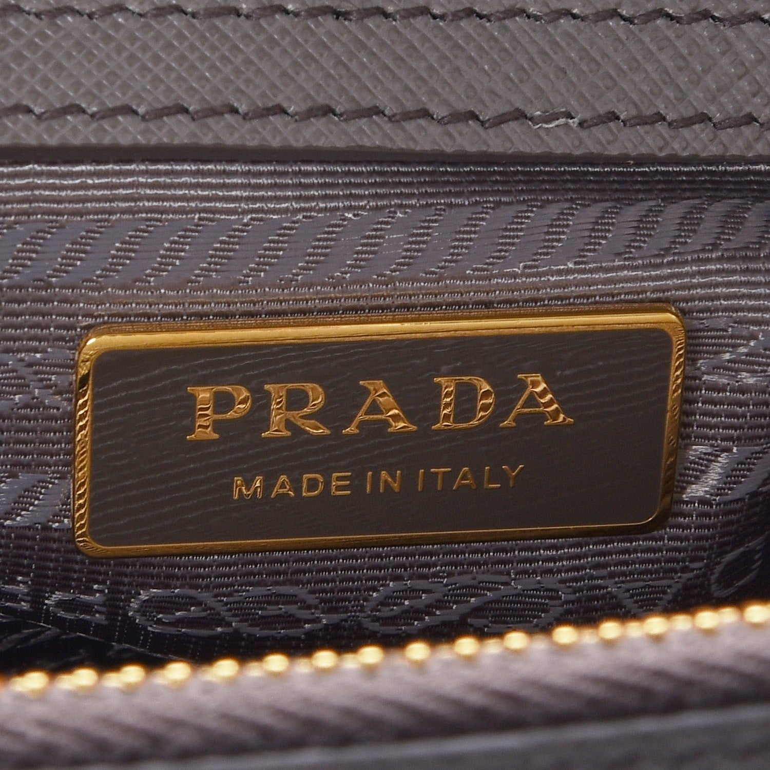 Prada Saffiano Small Galleria Double Zip Tote Argilla 7 of 9