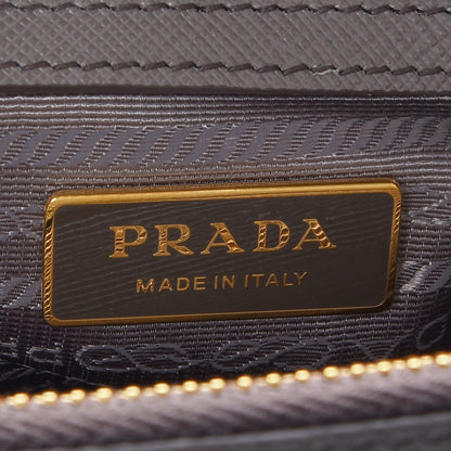 Prada Saffiano Small Galleria Double Zip Tote Argilla 7 of 9