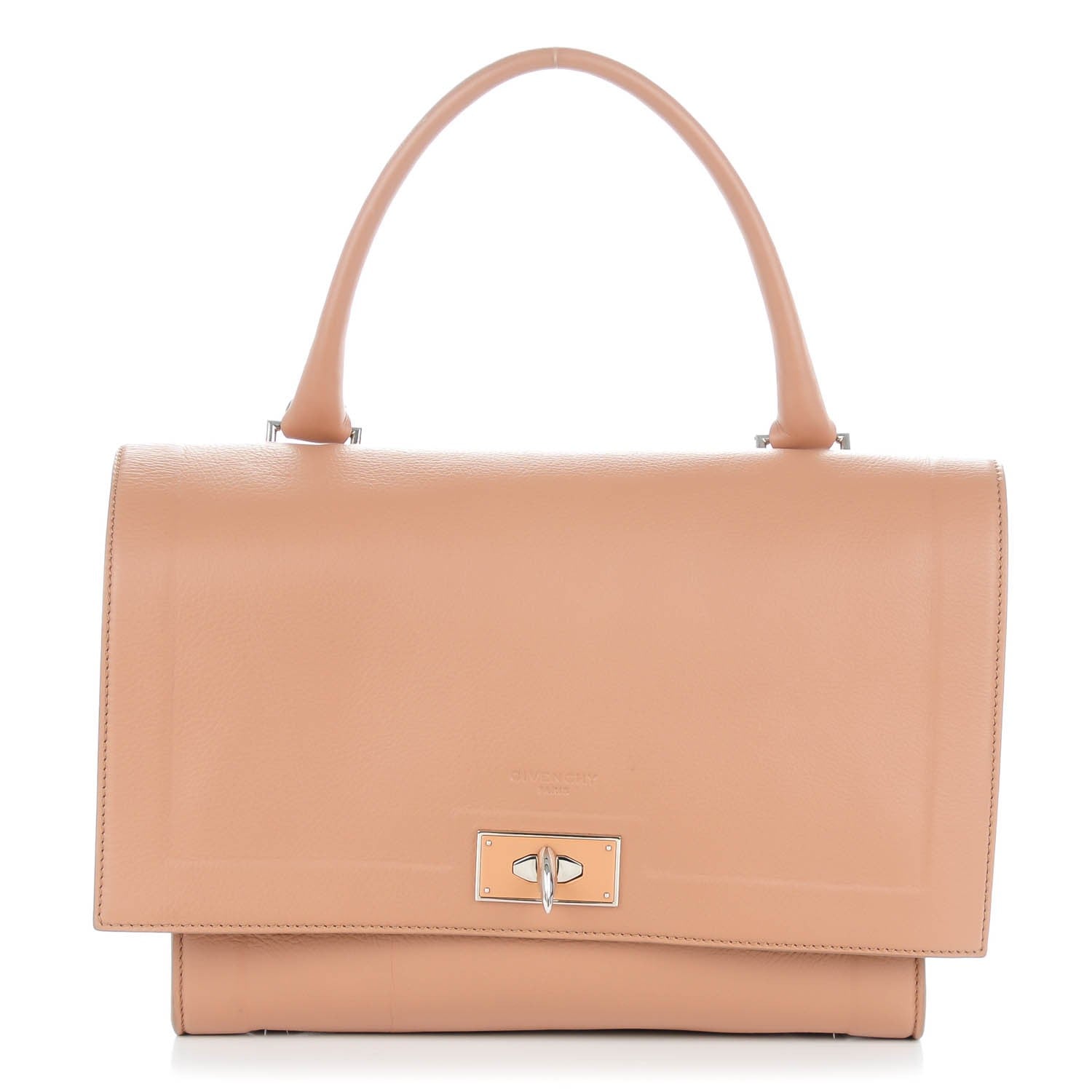 Givenchy Grained Calfskin Small Shark Lock Satchel Old Pink 1 of 7
