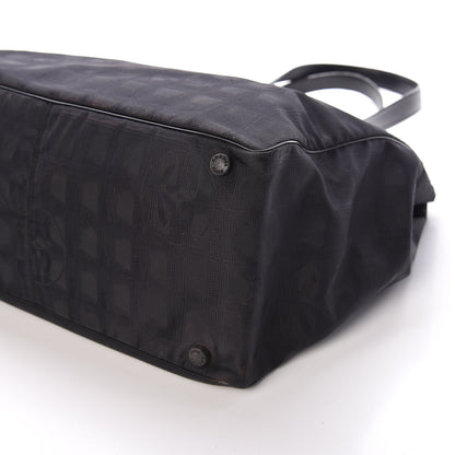 Chanel Nylon Large Travel Tote Black 6 of 13