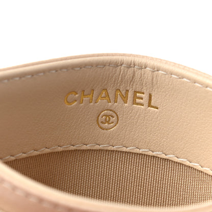 Chanel Goatskin Quilted 19 Card Holder Beige 6 of 8