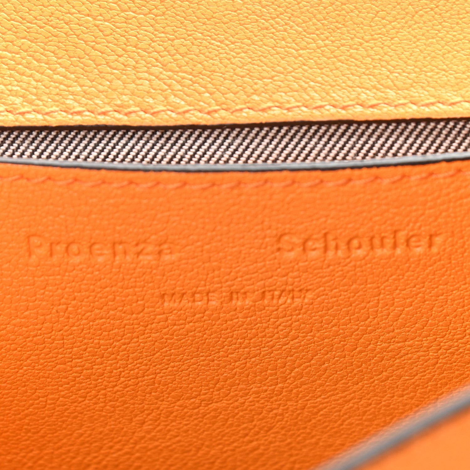 Proenza Schouler Lambskin PS1 Mini Crossbody Bag Marigold 7 of 11