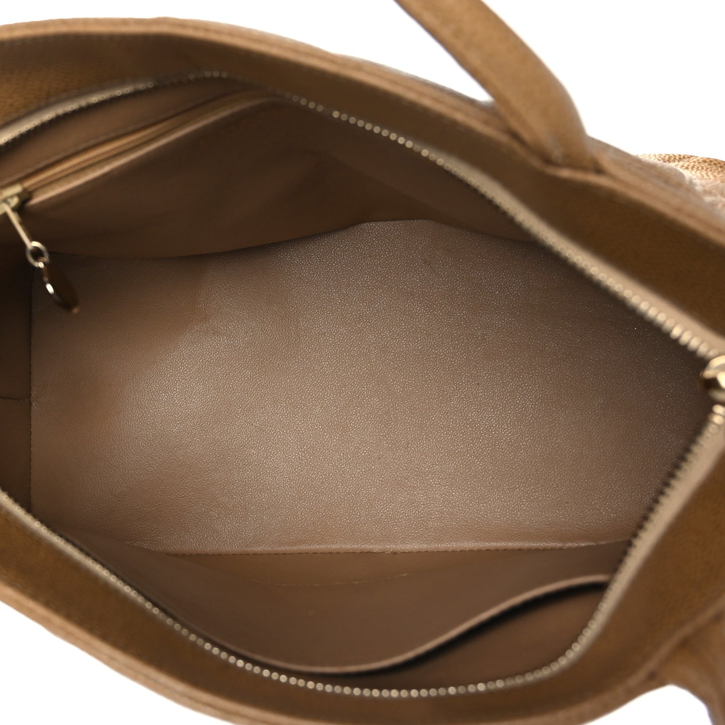 Caviar Quilted Medallion Tote Beige