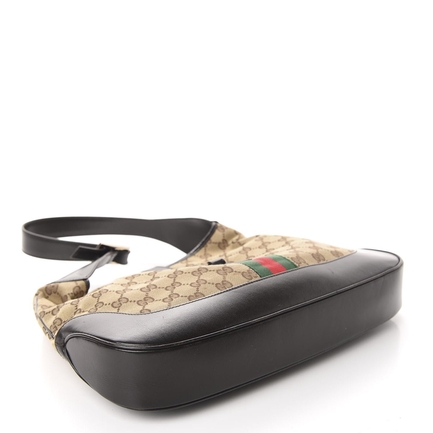 Monogram Web Jackie O Hobo Dark Brown