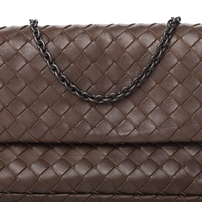 Bottega Veneta Nappa Intrecciato Small Chain Crossbody Ebano 7 of 9