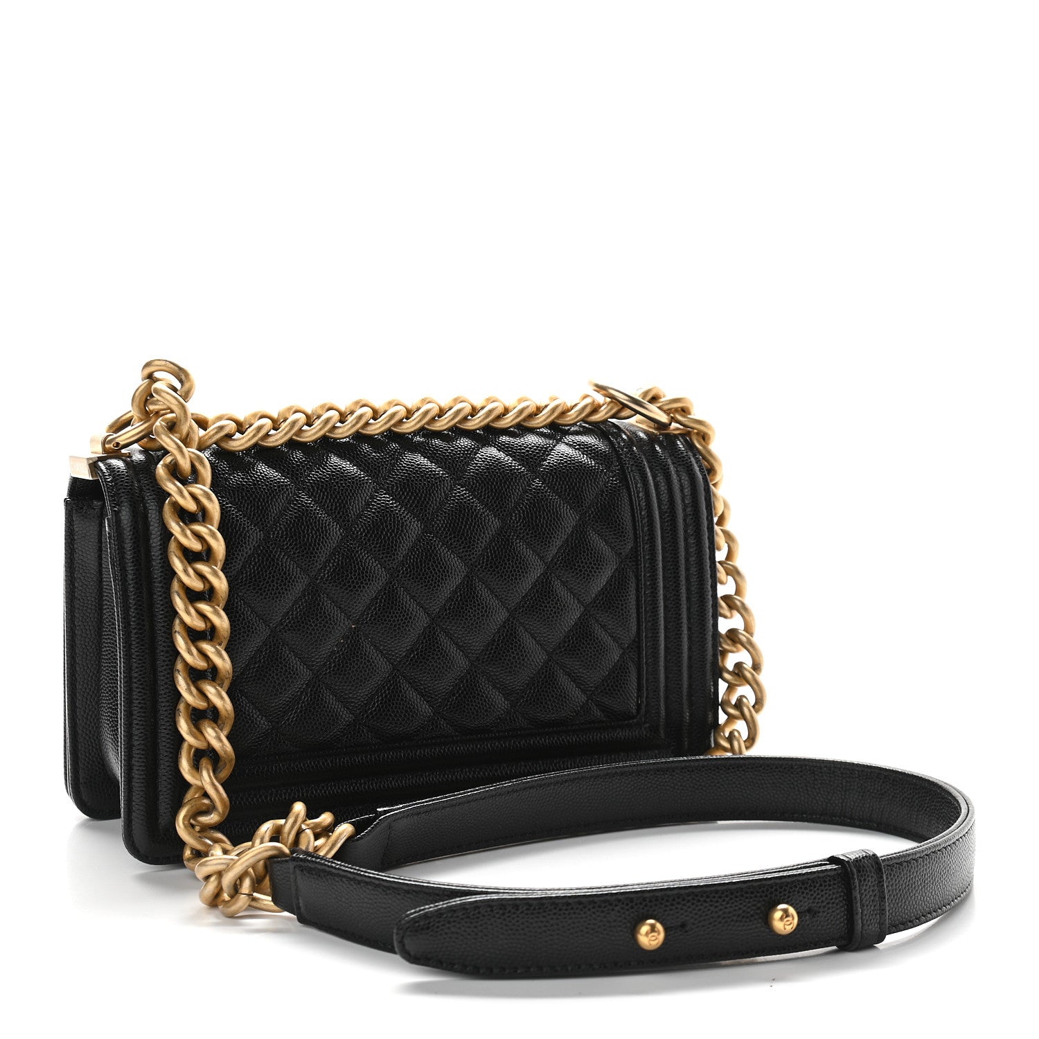 Chanel Caviar Quilted Small Boy Flap Black 3 of 9