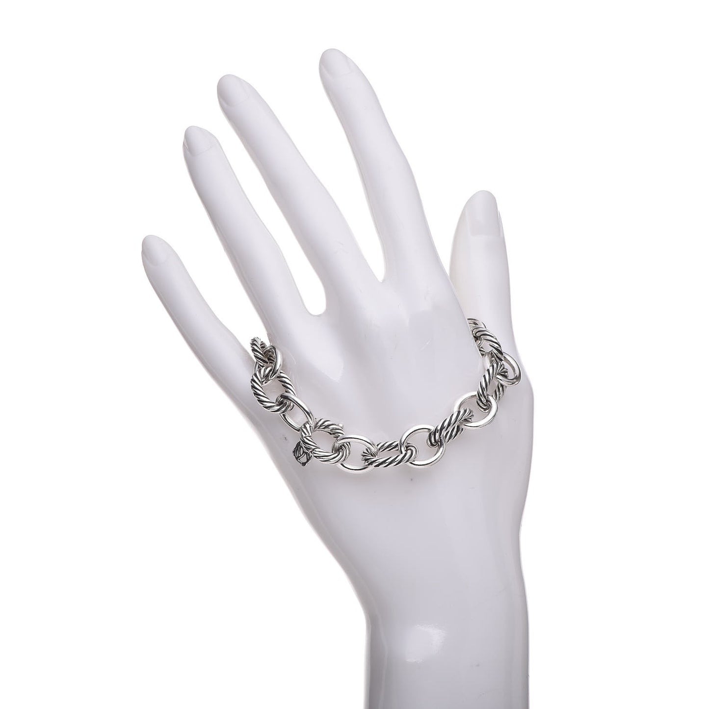 Sterling Silver 12mm Large Oval Link Bracelet