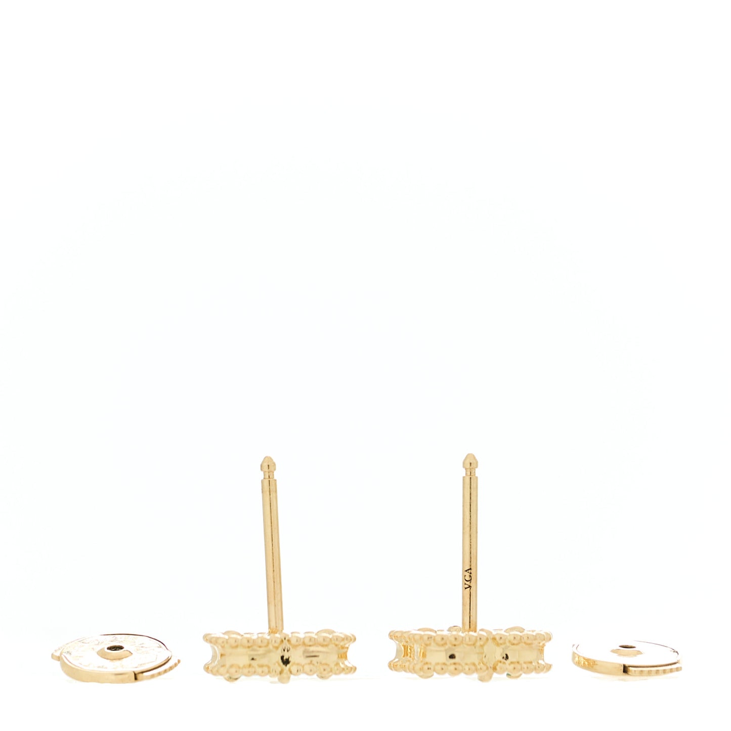 18K Yellow Gold Turquoise Sweet Alhambra Earrings