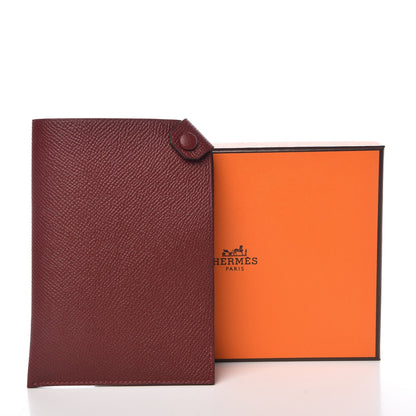 Hermes Epsom Tarmac PM Passport Holder Rouge H 7 of 7