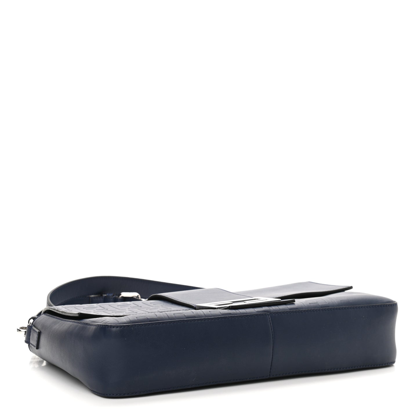 Vitello Grace FF Gradient Embossed Large Baguette Blueberry