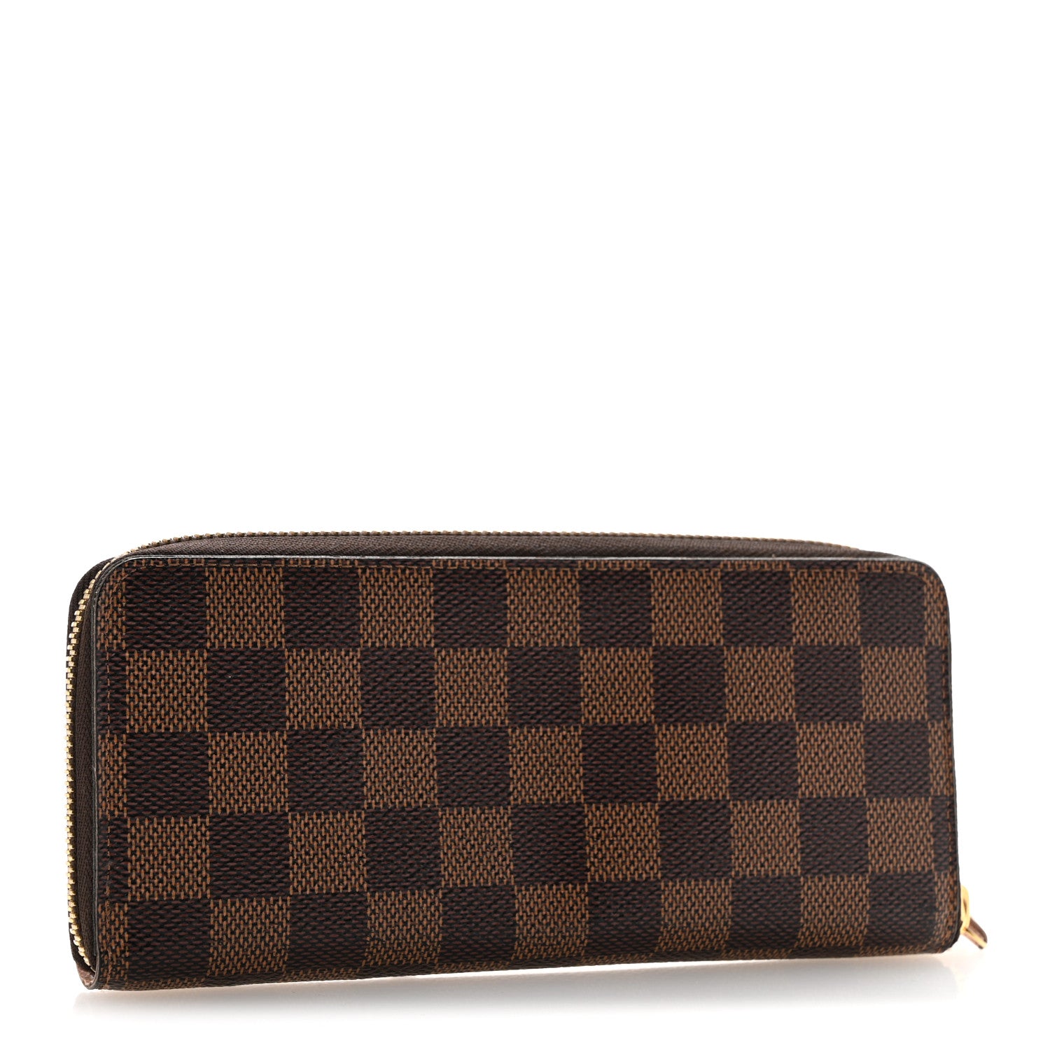Louis Vuitton Damier Ebene Clemence Wallet Rose Ballerine 3 of 10
