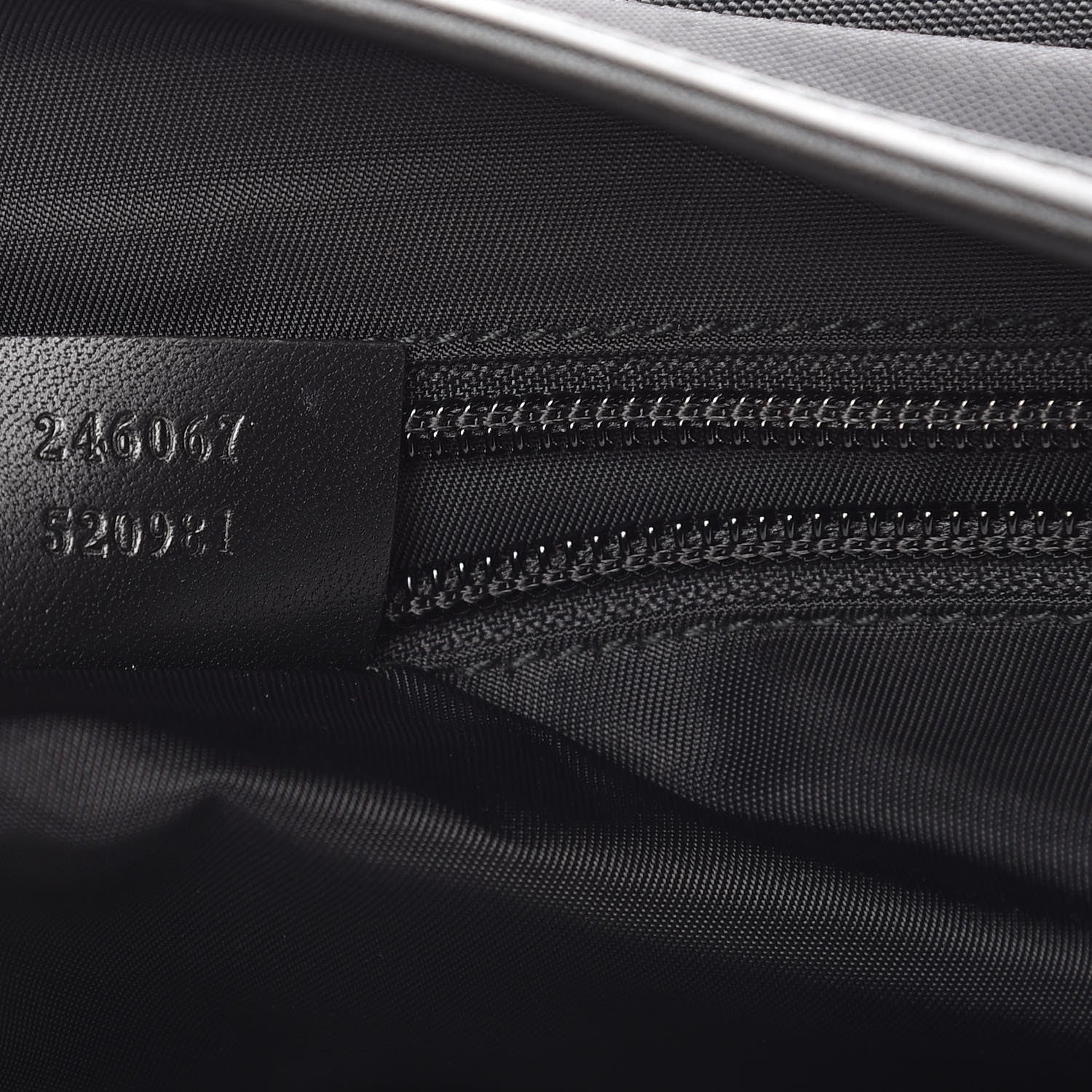 Gucci Canvas Web Medium Single Buckle Flap Messenger Bag Black 7 of 10