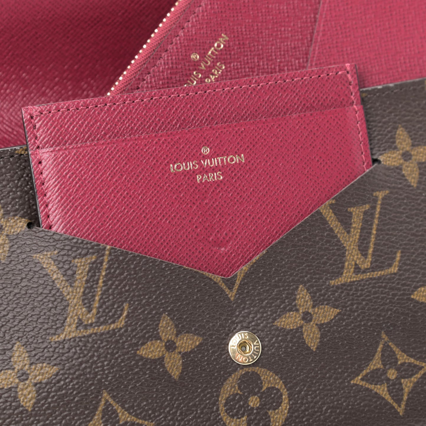 Monogram Jeanne Wallet Fuchsia
