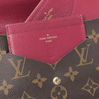 Louis Vuitton Monogram Jeanne Wallet Fuchsia 6 of 6