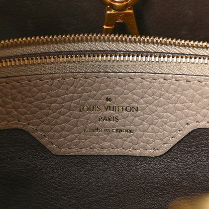 Louis Vuitton Taurillon Capucines MM Galet 6 of 12
