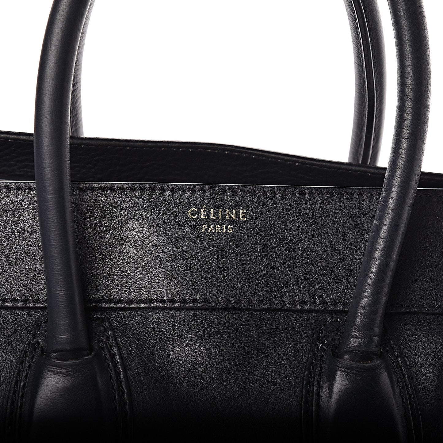 Smooth Calfskin Mini Luggage Navy Blue