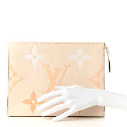 Louis Vuitton Empreinte Monogram Giant By The Pool Toiletry Pouch 26 Cream Saffron 2 of 6